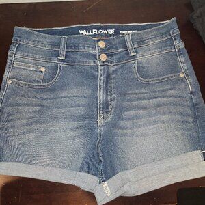 Wallflower The Sassy High Rise Jean Shorts